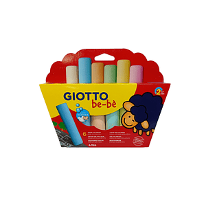 Tiza Jumbo Giotto Bebe 6 Colores 