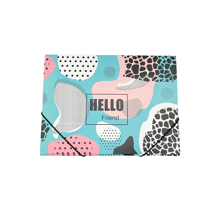 Pack 3 carpetas con elástico 