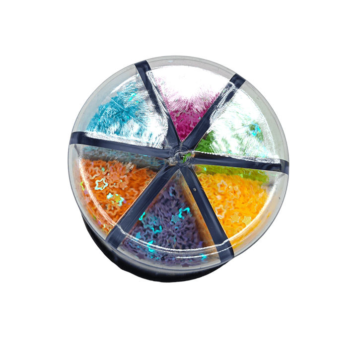 Lentejuelas en forma de estrella 60g 6 Colores 3