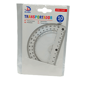 Transportador 180° / 10cm