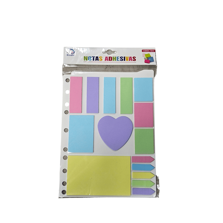 Set Notas adhesivas color pastel 1