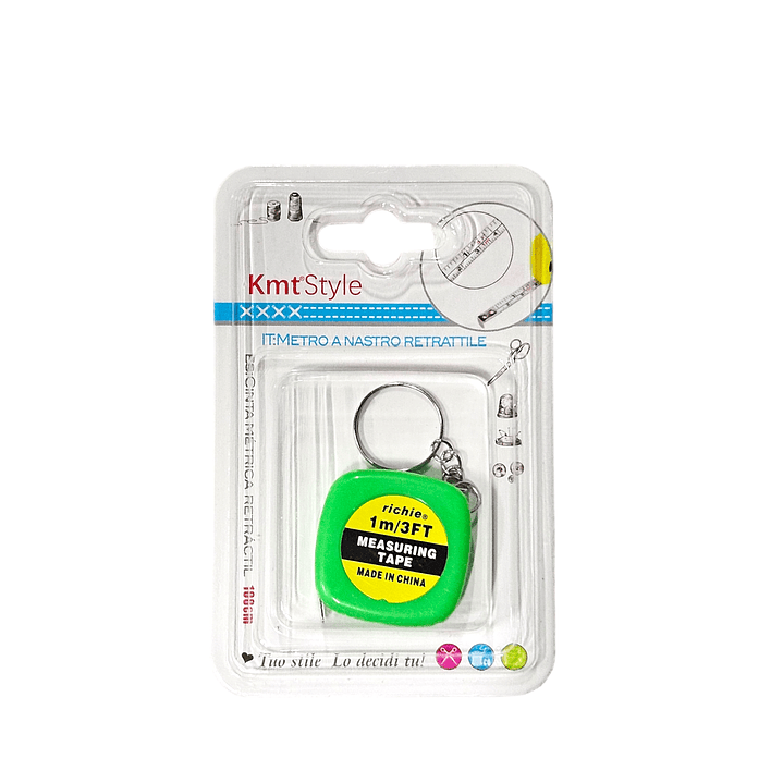 Llavero mini cinta metrica 1 Metro. 1
