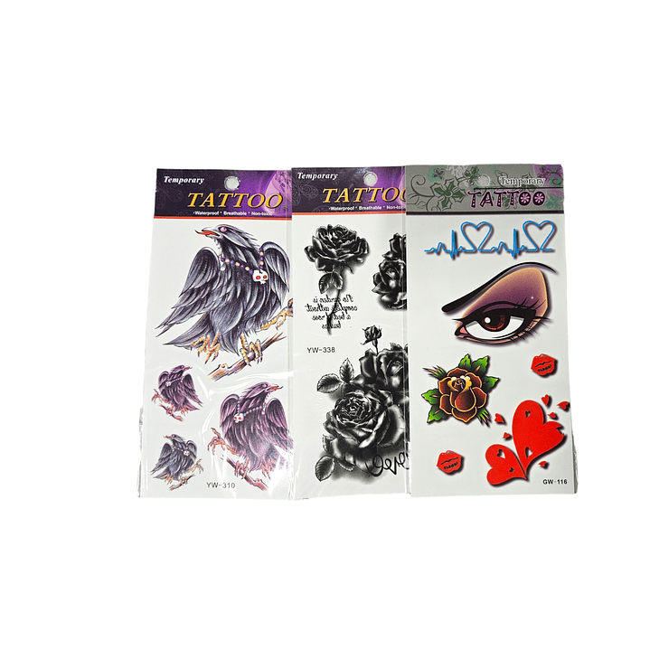 Tatuaje temporal varios diseños 3