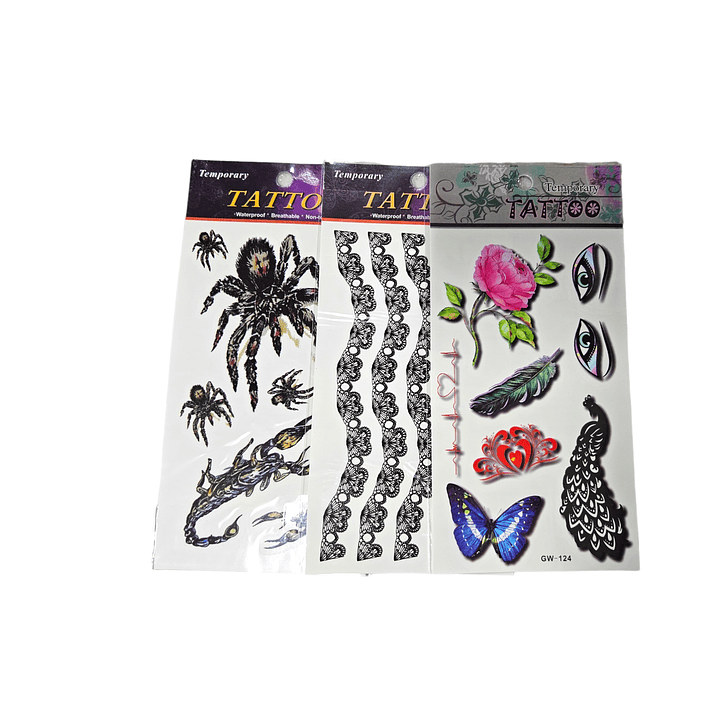 Tatuaje temporal varios diseños 5