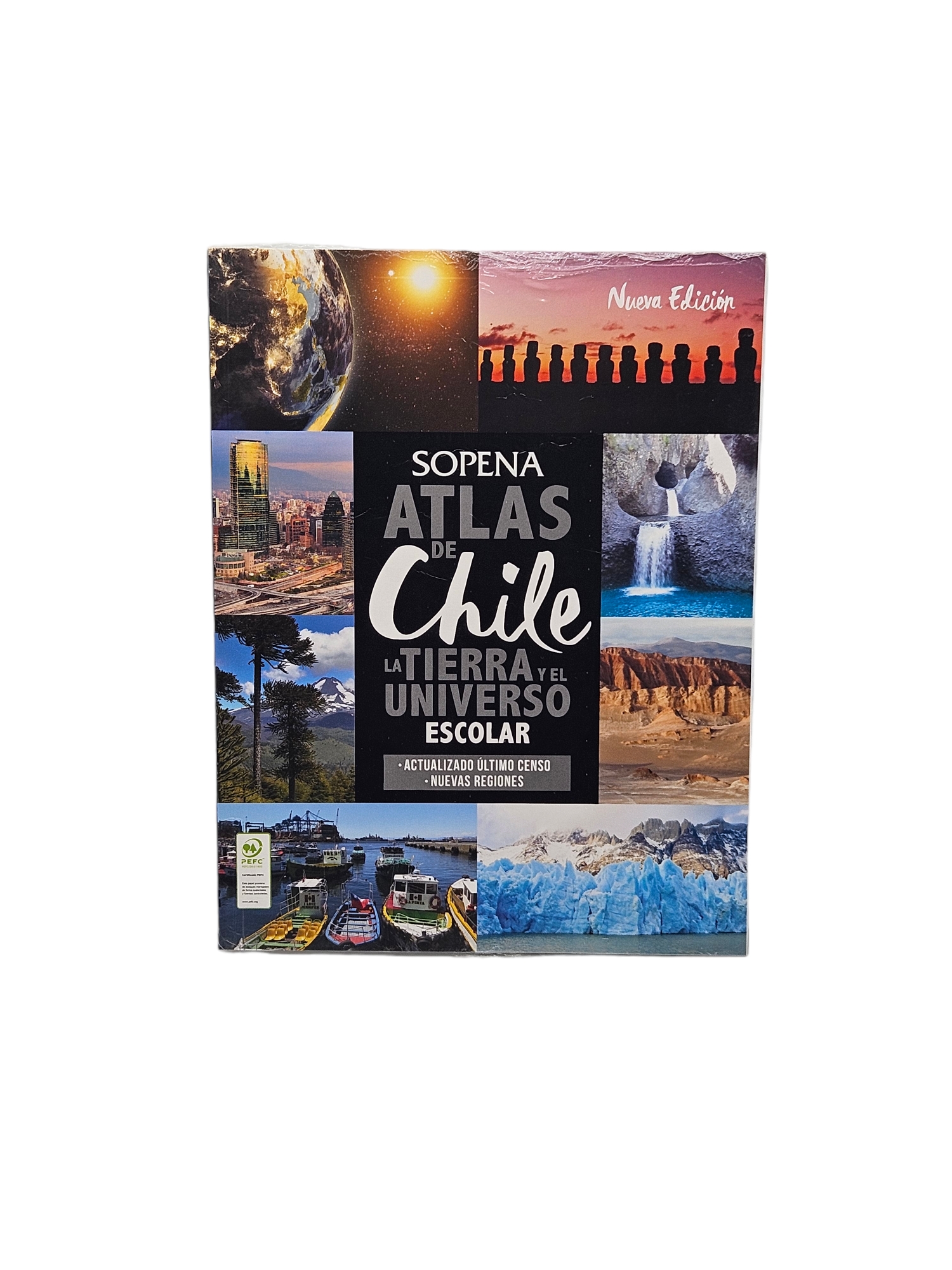 Atlas de chile. LA tierra y el universo. Escolar