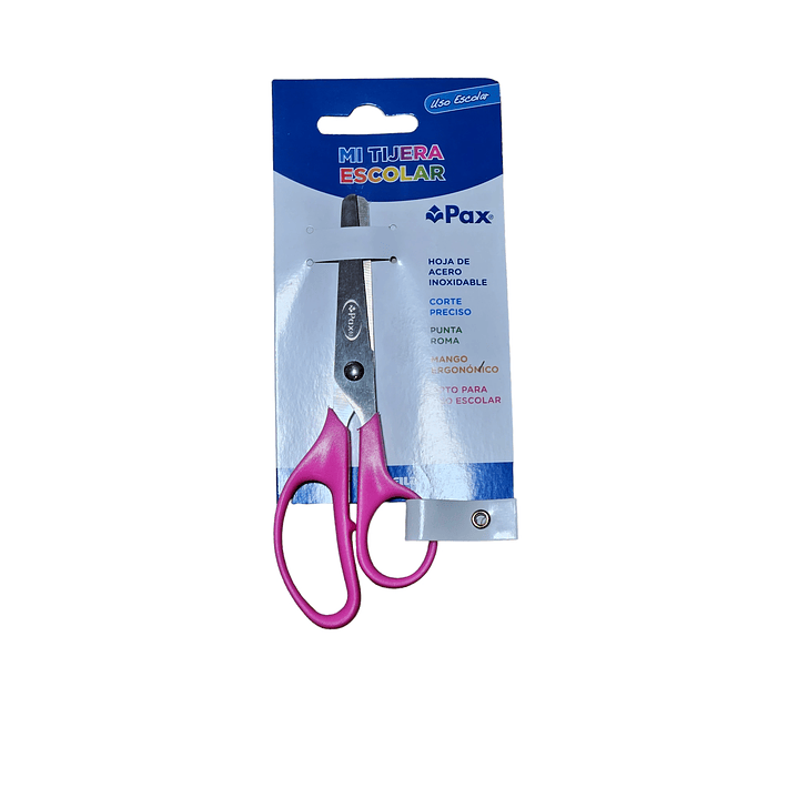 Tijera escolar pax punta roma 4