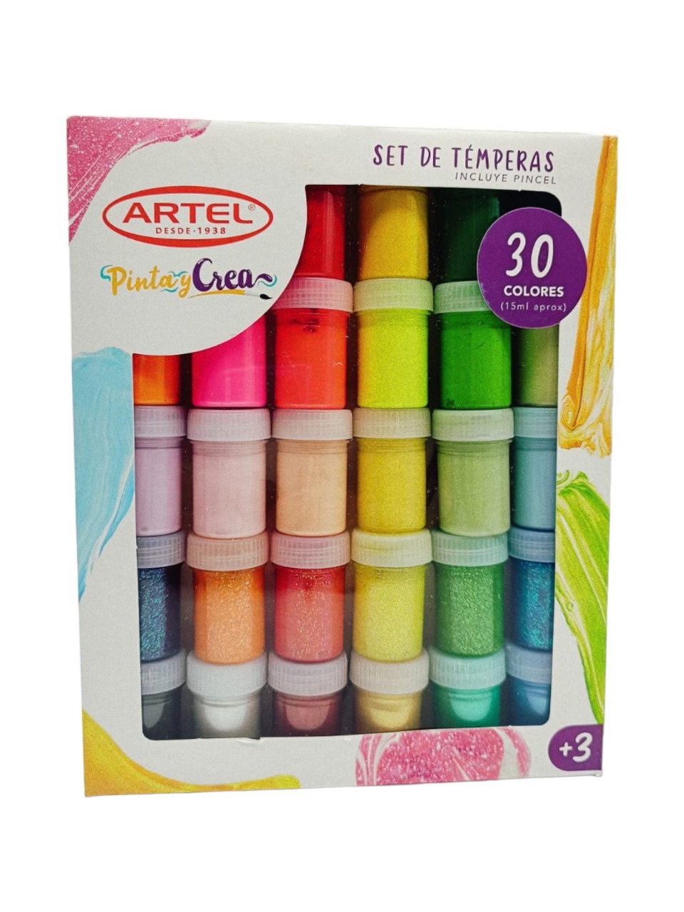 Set 30 Temperas artel