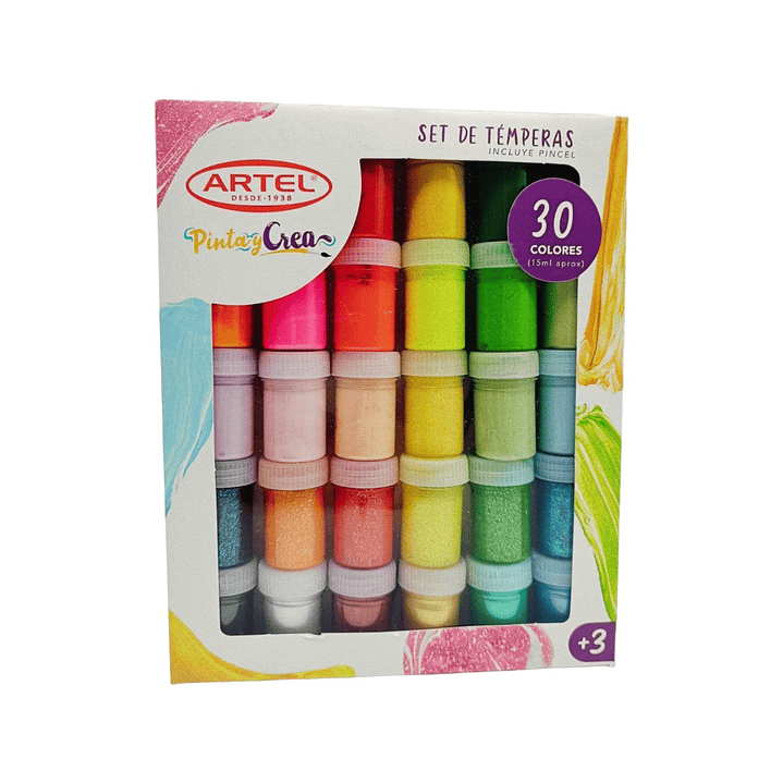 Set 30 Temperas artel 1