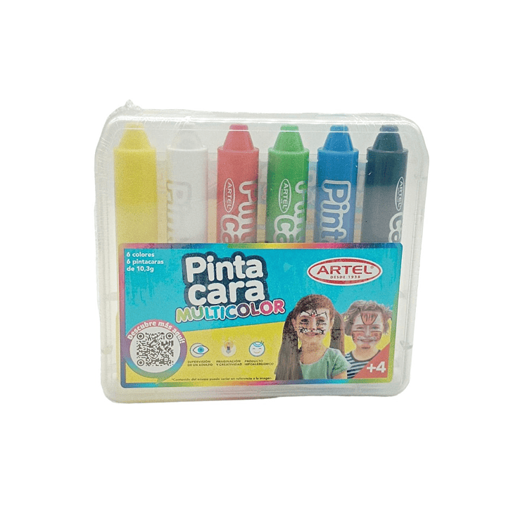 Pinta Caritas 6 Colores Artel 1