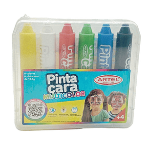 Pinta Caritas 6 Colores Artel
