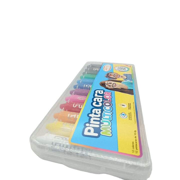 Pinta Caritas 12 Colores Artel 3