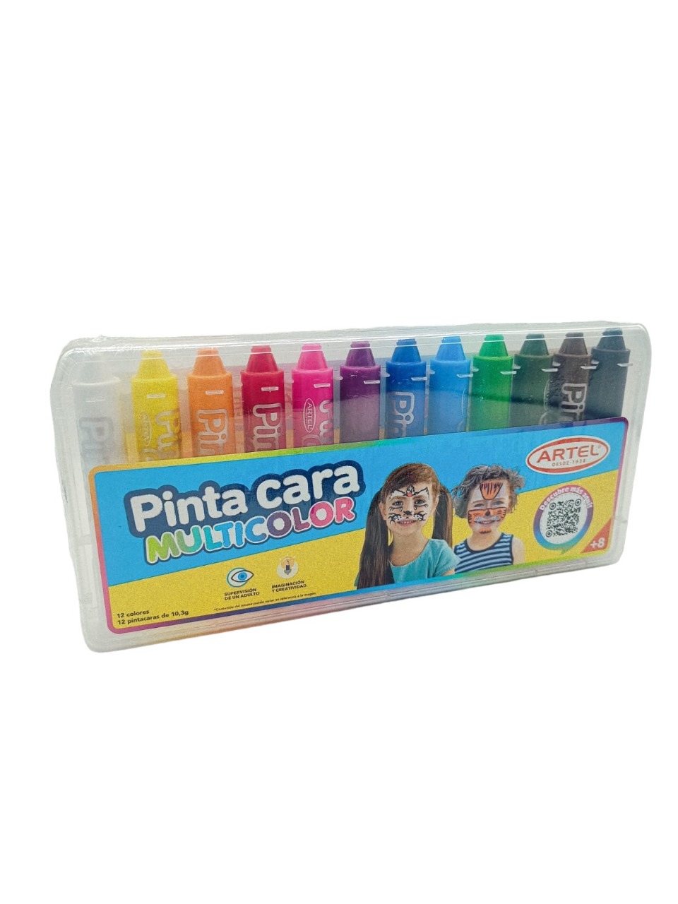 Pinta Caritas 12 Colores Artel