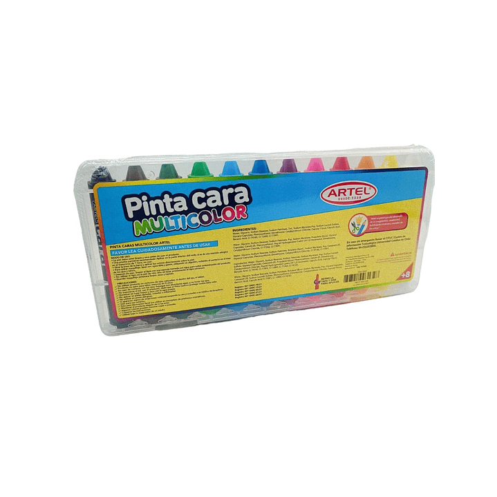 Pinta Caritas 12 Colores Artel 2