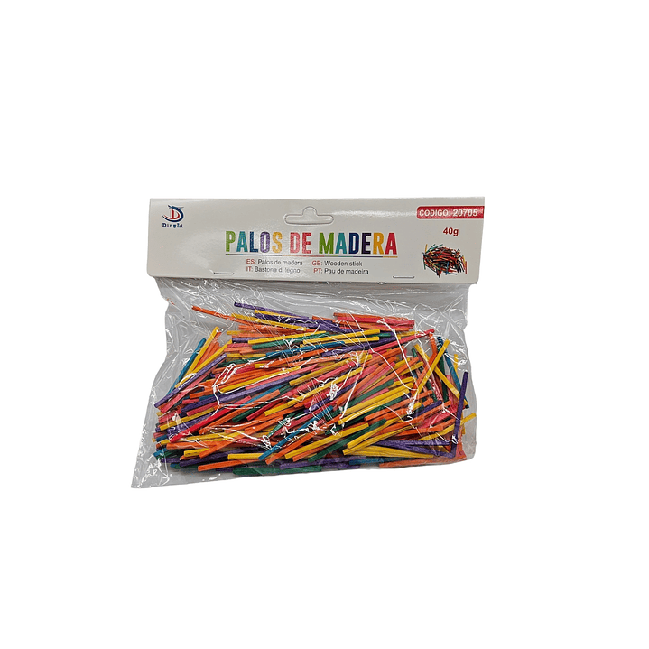 Palotines de Madera de Colores 50g 1