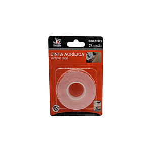 Cinta doble contacto Acrilica 24mm x 2 Metros