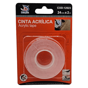 Cinta doble contacto Acrilica 24mm x 2 Metros