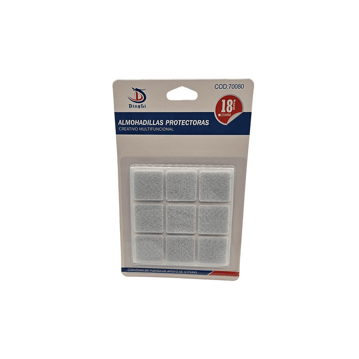 Protectores de Felpa adhesivos. 1