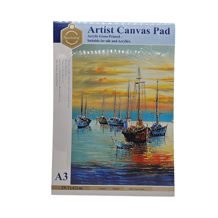 Block A3 con Hojas textura de Canvas 1