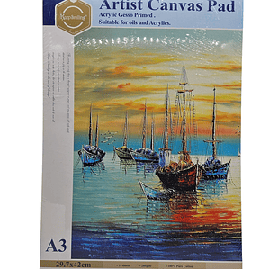 Block A3 con Hojas textura de Canvas