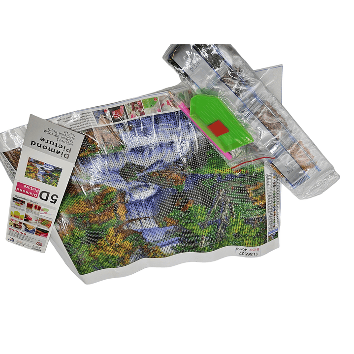 Kit De 5d Pintura Diamante - Diamond Painting 30x40cm 14
