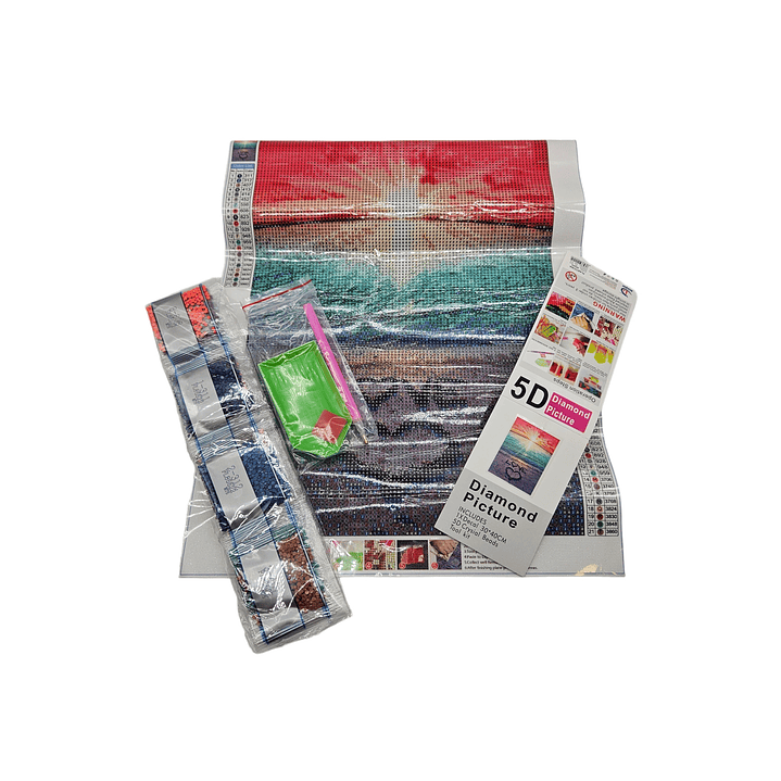 Kit De 5d Pintura Diamante - Diamond Painting 30x40cm 16