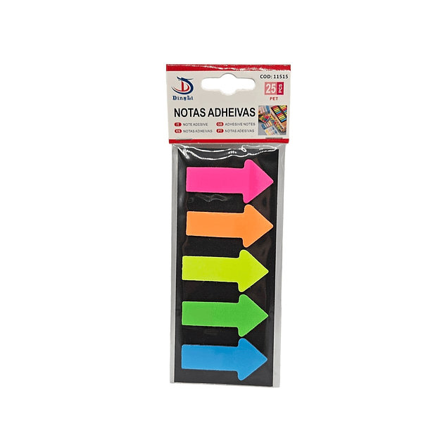 Banderita Adhesivas de Colores en Forma de Flecha