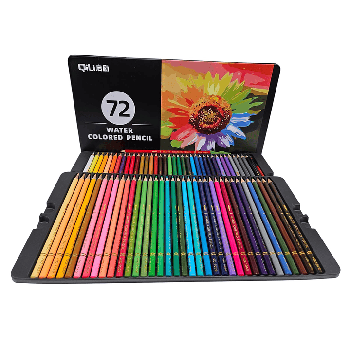 Lapices Acuarelables 72 unidades QiLi 1