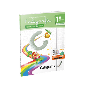 Cuaderno Caligrafix - Caligrafia Cuadricula 5x5 1° Basico 1er Semestre