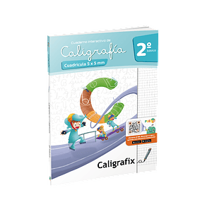 Cuaderno Caligrafix - Caligrafia Cuadricula 5x5 2° Basico