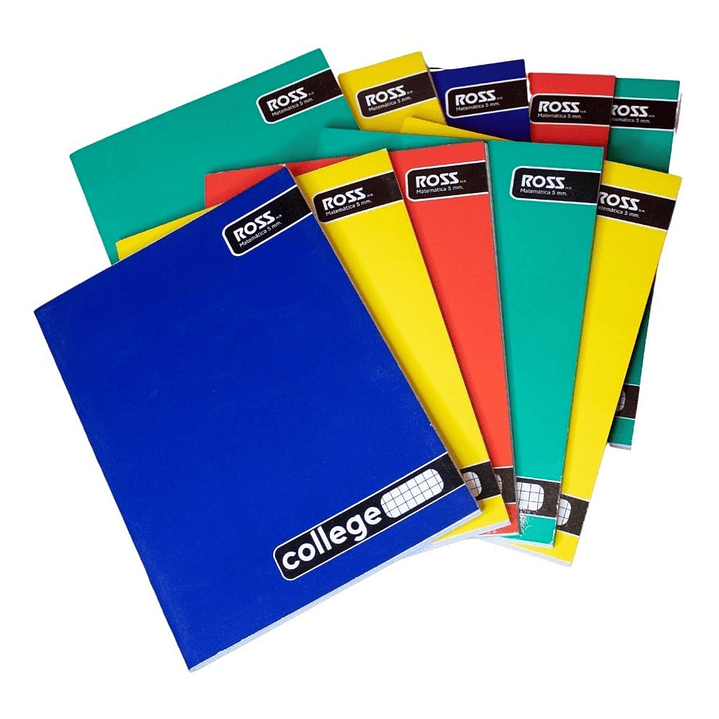 Cuaderno College Ross 5mm 80 hojas unidad 1