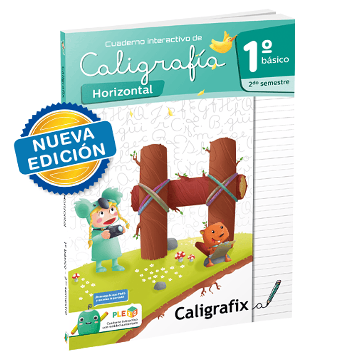 Cuaderno Caligrafix - Caligrafia Horizontal 1° Basico 2do Semestre 1