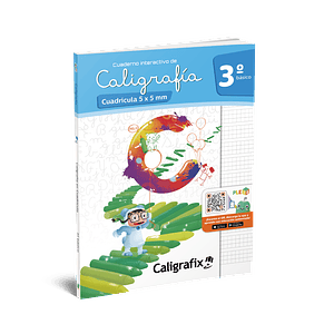Cuaderno Caligrafix - Caligrafía Cuadricula 5x5 3° Básico