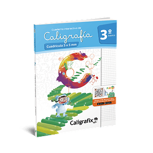 Cuaderno Caligrafix - Caligrafía Cuadricula 5x5 3° Básico