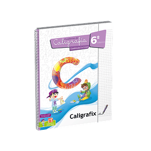 Cuaderno Caligrafix - Caligrafía Cuadricula 5x5 6° Básico