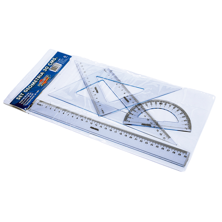 Set Geometria 30 Cms Proarte 1