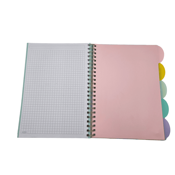 Cuaderno Premium HAPPYNESS  Artel con separadores. 4