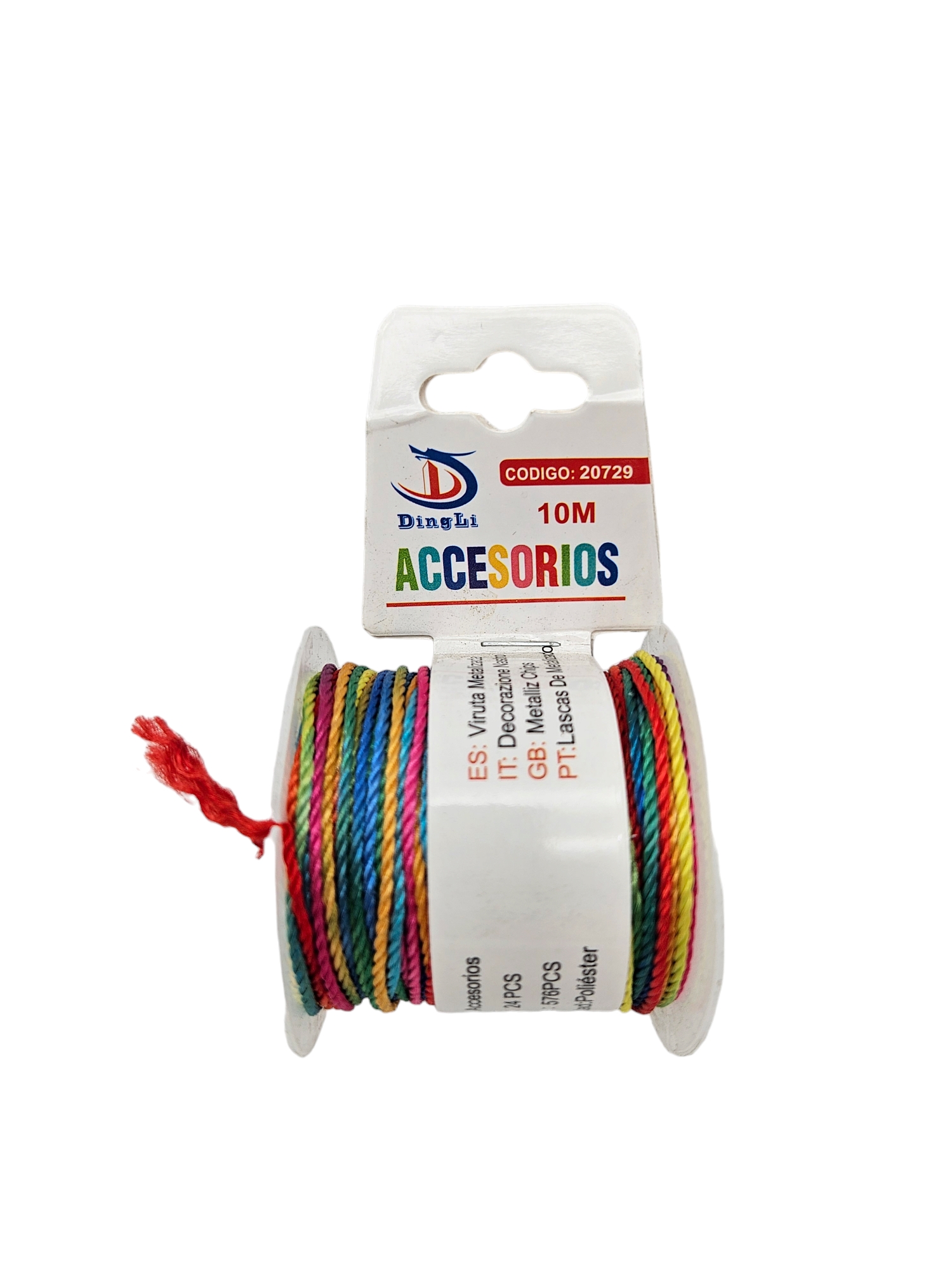 Hilo Multicolor Rollo 10 Metros.
