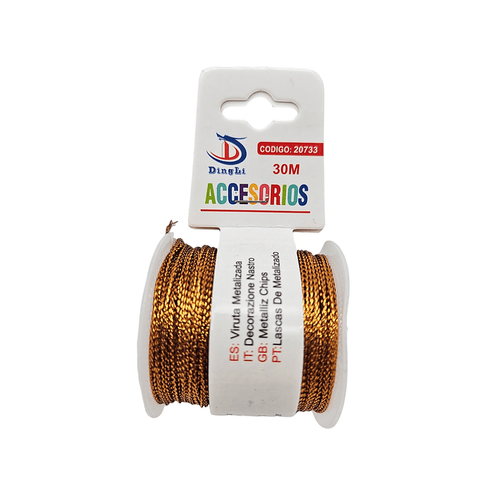 Hilo Metalico Rollo 30 Metros varios colores. 6