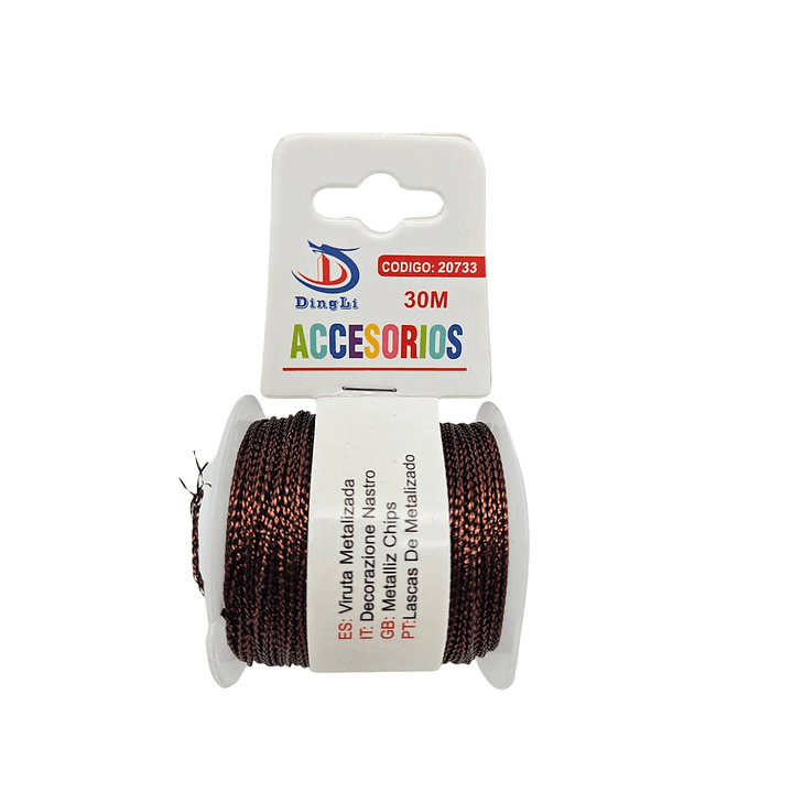 Hilo Metalico Rollo 30 Metros varios colores. 10