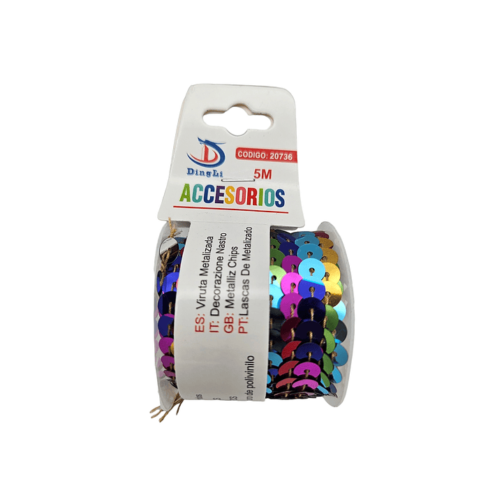 Hilo de Lentejuelas Multocolor Normal 1