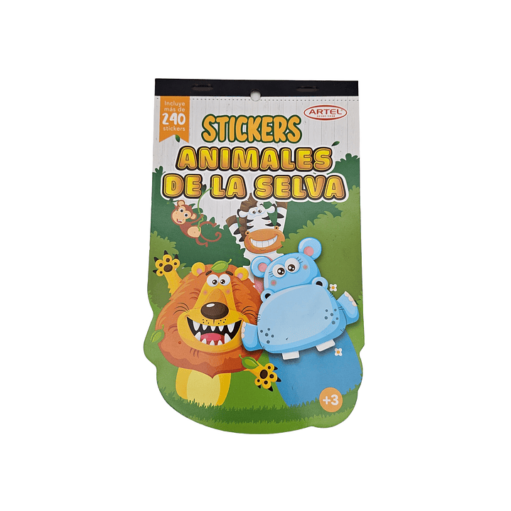 Stickers Animales de la selva Artel 1