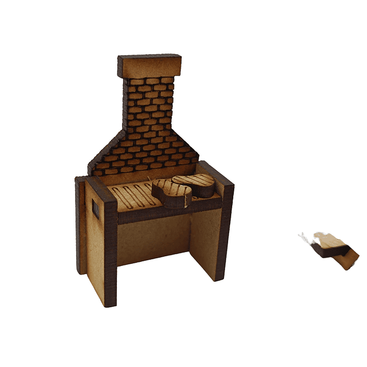 Muebles de Camping Para maqueta Corte láser /Nilsa 2
