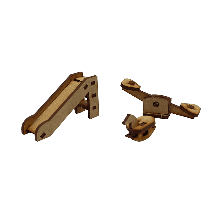 Juegos de Plaza para maqueta Corte laser /Nilsa 2