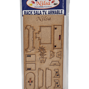 Pack Televisor con Rack  + Sillon Corte láser /nilsa