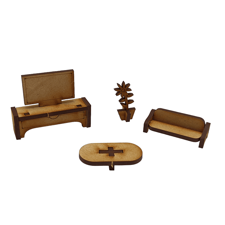 Pack Televisor con Rack  + Sillon Corte láser /nilsa 2