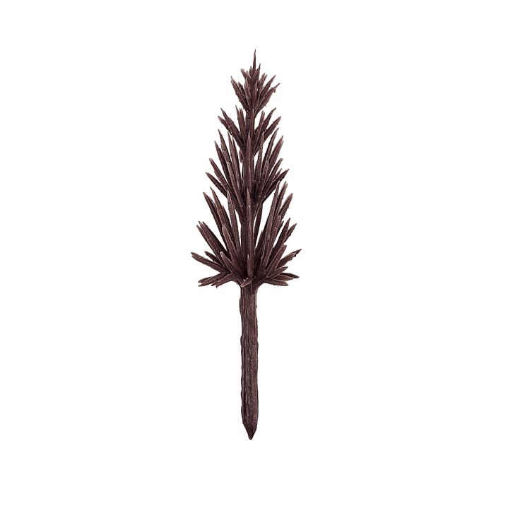 Pack 6 Arboles Maqueta Verde-Café 4