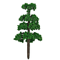 Pack 6 Arboles Maqueta Verde - Miniatura 3