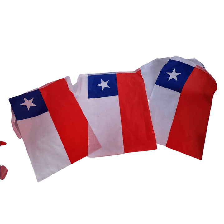 Adorno Fiestas Patrias 18 Septiembre Bandera Chilena 3mt. 2