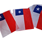 Adorno Fiestas Patrias 18 Septiembre Bandera Chilena 3mt. - Miniatura 3