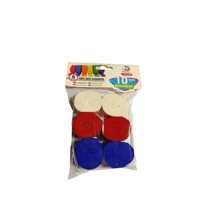 Adorno Fiestas Patrias 18 Septiembre Rollos Crepe  3